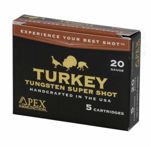 Apex 20 GA 3" 1.5 OZ PREDATOR TSS #4 - 5 COUNT BOX         